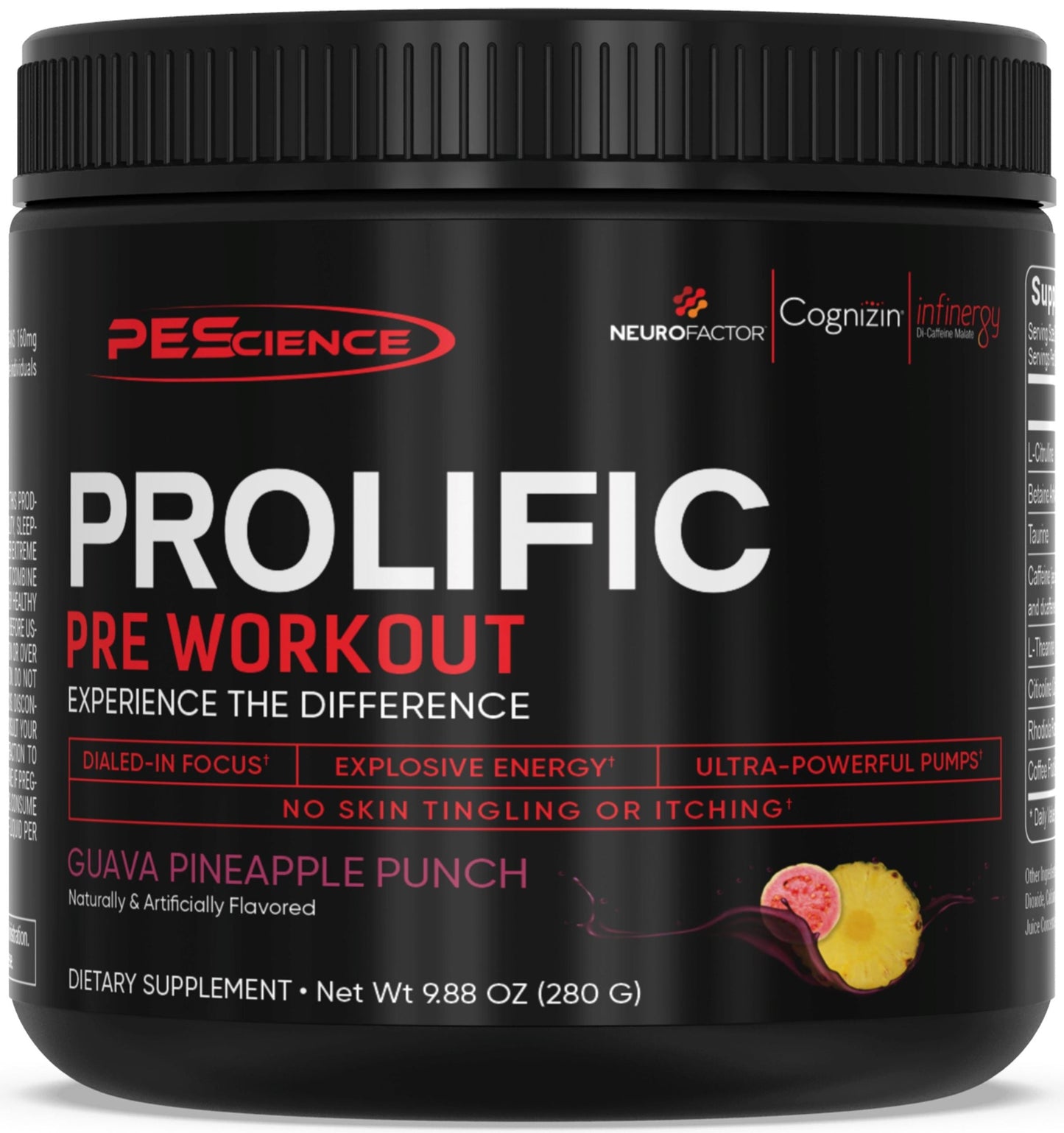 Prolific Pre-Workout Supplement PEScience 