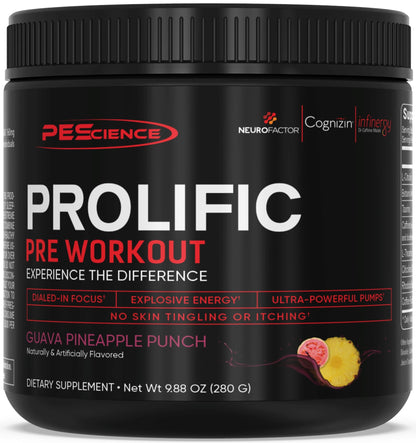 Prolific Pre-Workout Supplement PEScience 