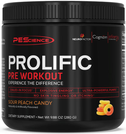 Prolific Pre-Workout Supplement PEScience 