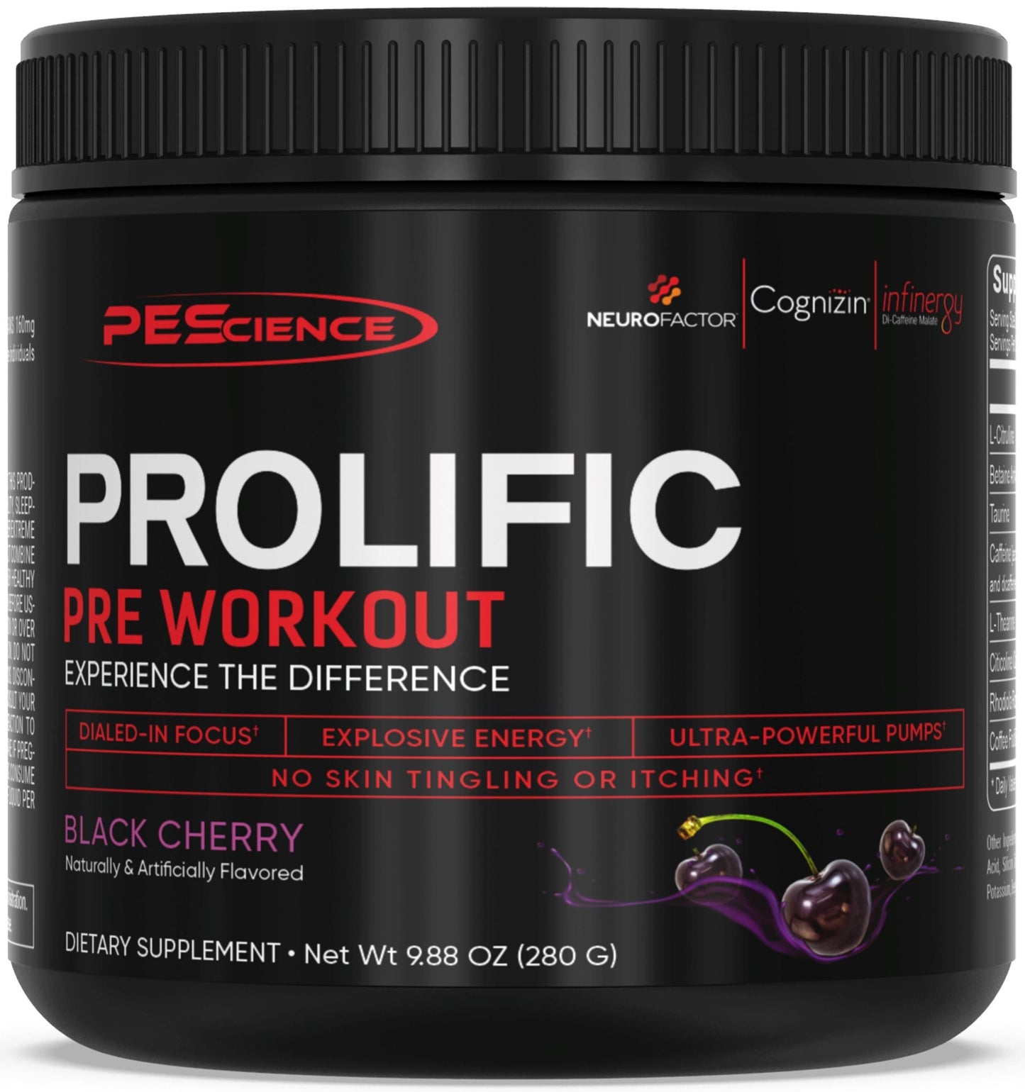 Prolific Pre-Workout Supplement PEScience 