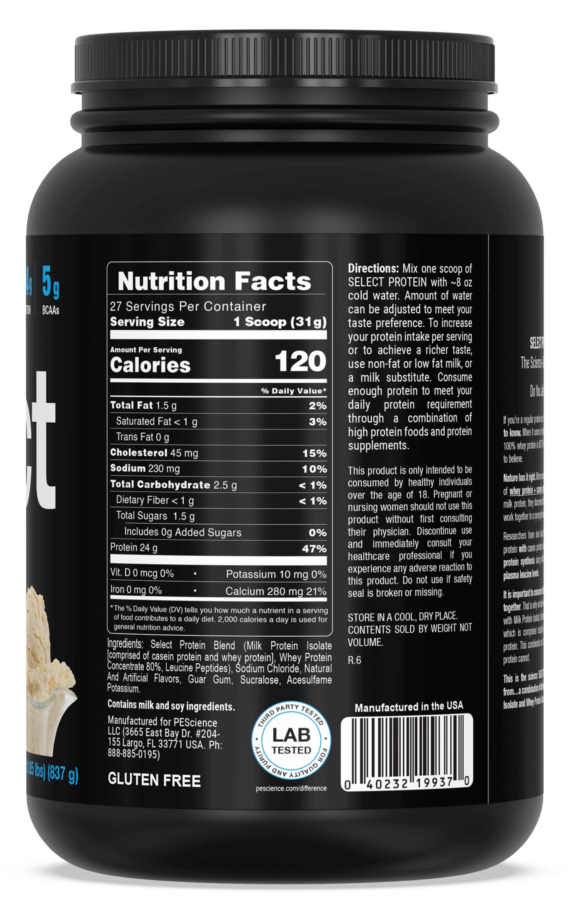 Select Protein Protein PEScience 