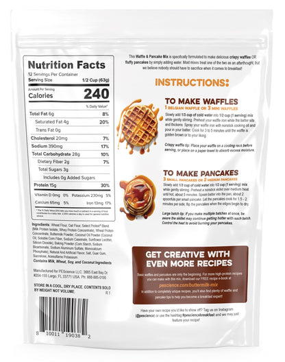 Pancake & Waffle Mix Baking Mixes PEScience 