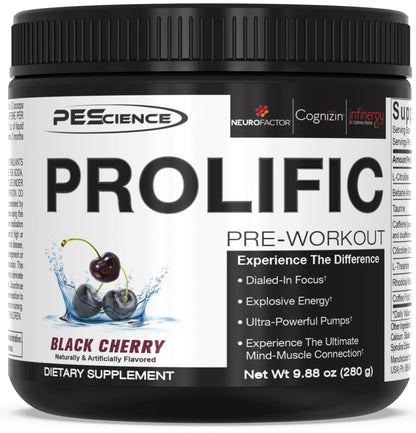 Prolific Supplement PEScience Black Cherry 40 