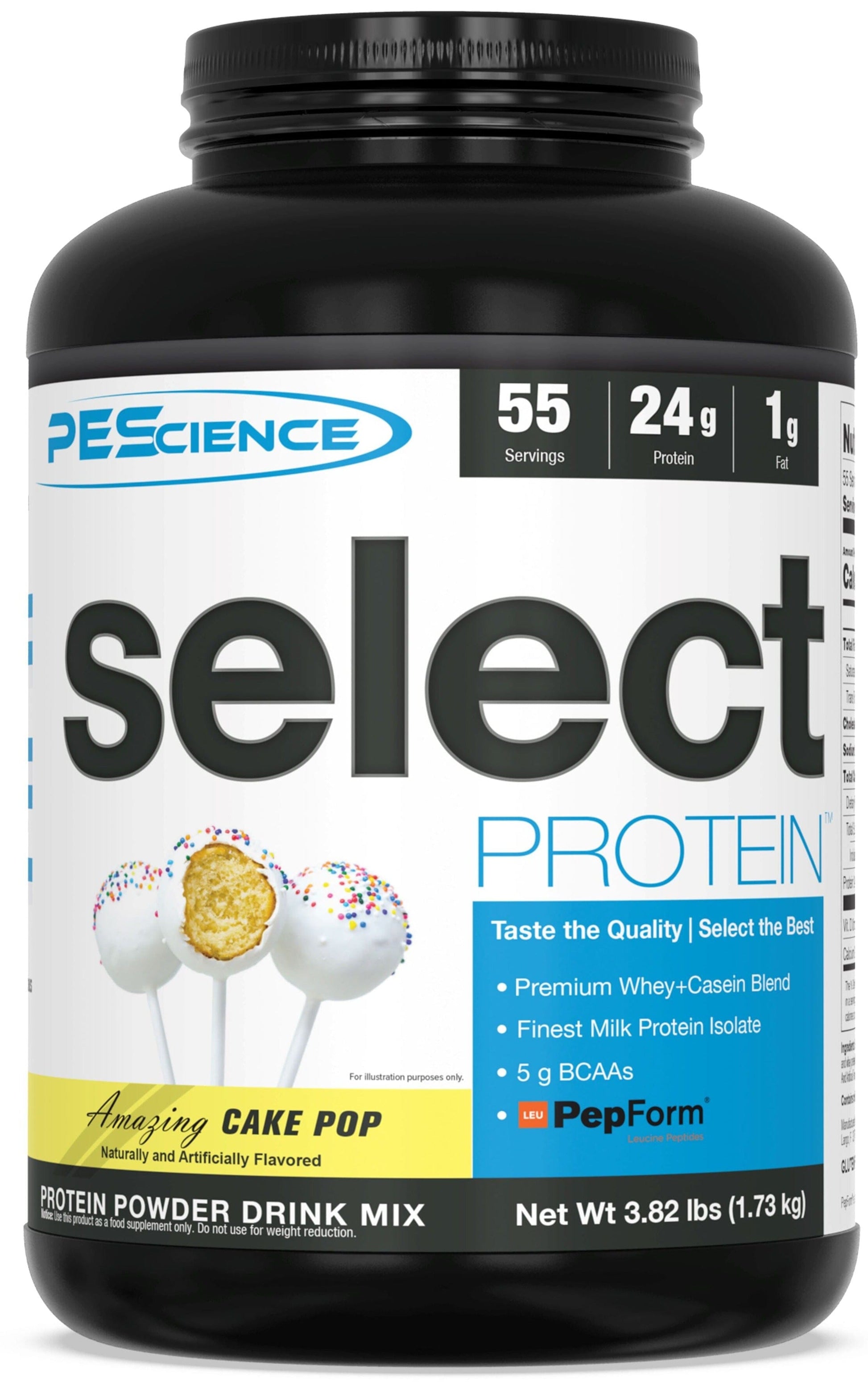 SELECT Protein Protein PEScience Cake Pop 55 
