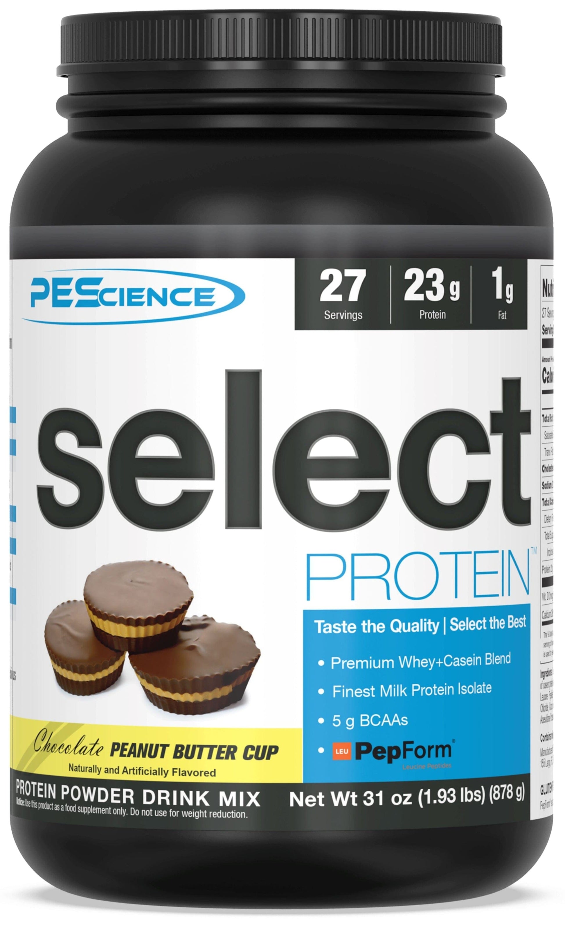 SELECT Protein Protein PEScience Chocolate Peanut Butter Cup 27 