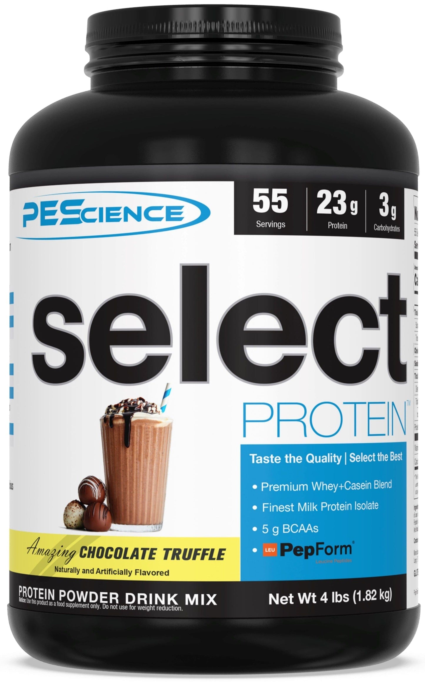 SELECT Protein Protein PEScience Chocolate Truffle 55 