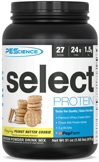 SELECT Protein Protein PEScience Peanut Butter Cookie 27 